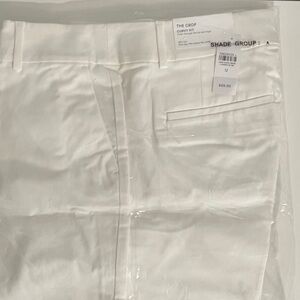 Ann Taylor Factory White Cropped Pants